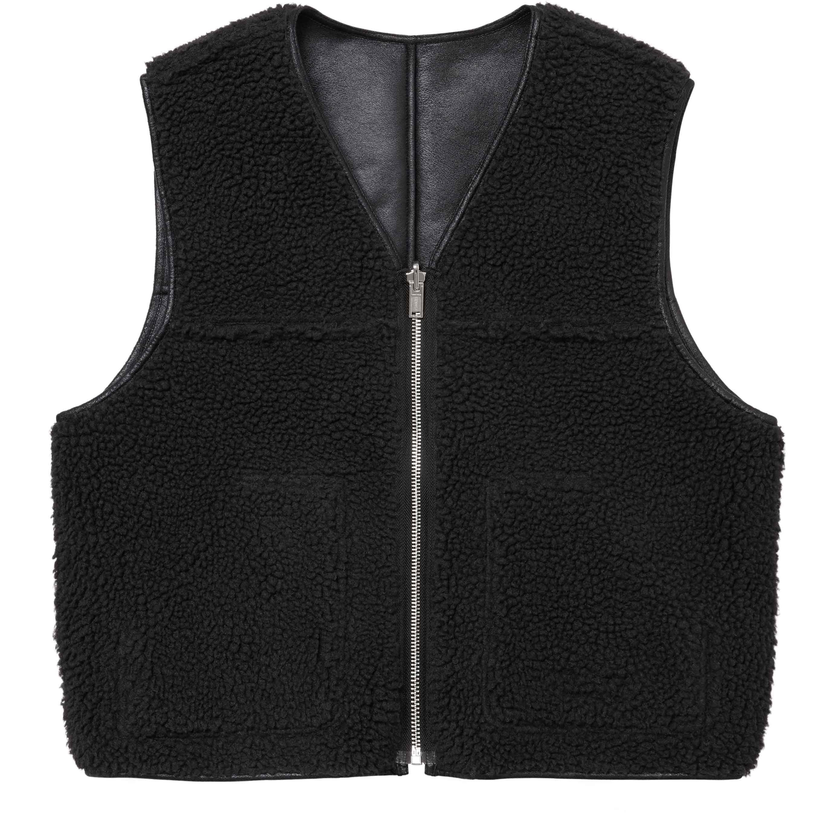 Reversible Faux Shearling Vest view 15
